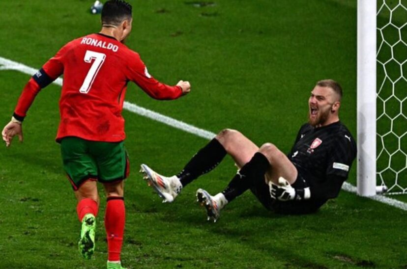 Cristiano Ronaldo festejo