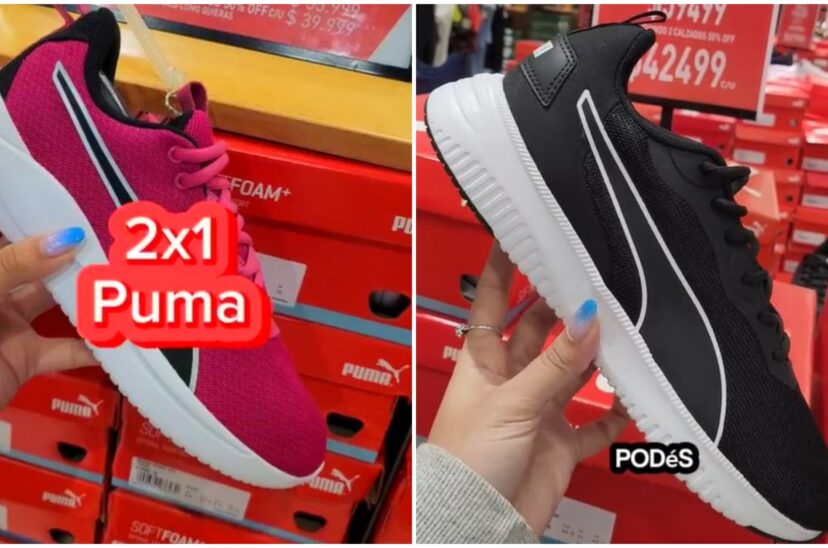 PUMA 2x1 en zapatillas hasta el 11 de octubre donde comprar