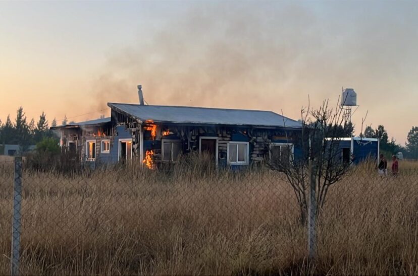 Casa incendiada de las lesbianas de Cañuelas