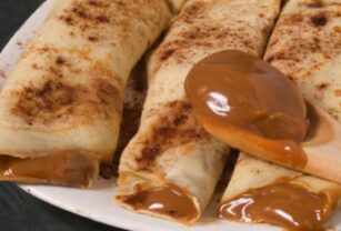 Panqueques con dulce de leche