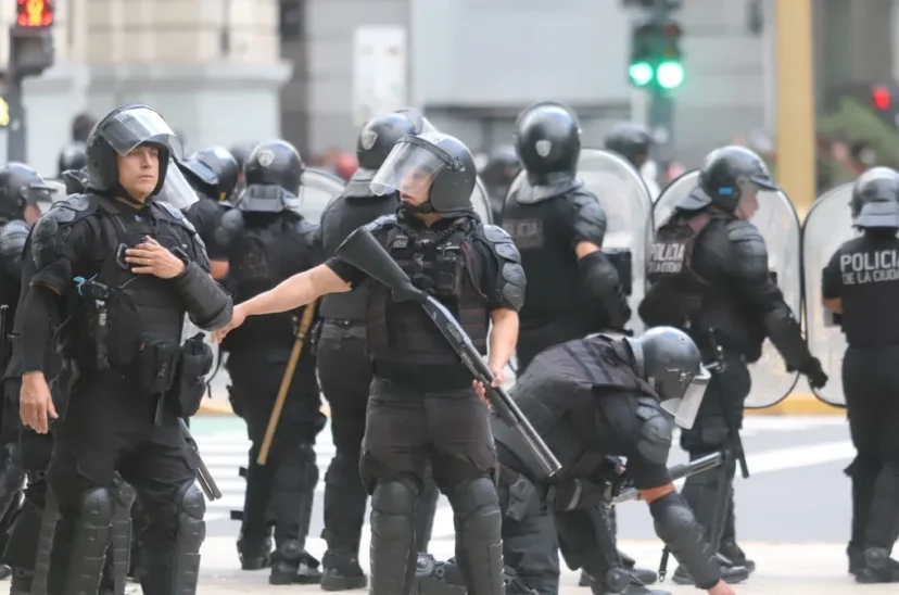 Represión policía