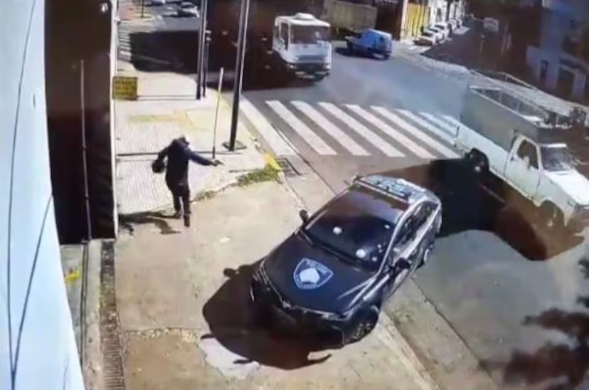 robo y tiroteo Barracas